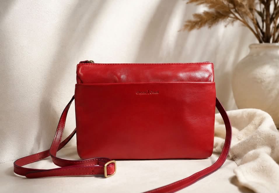 Cartera para mujer color rojo