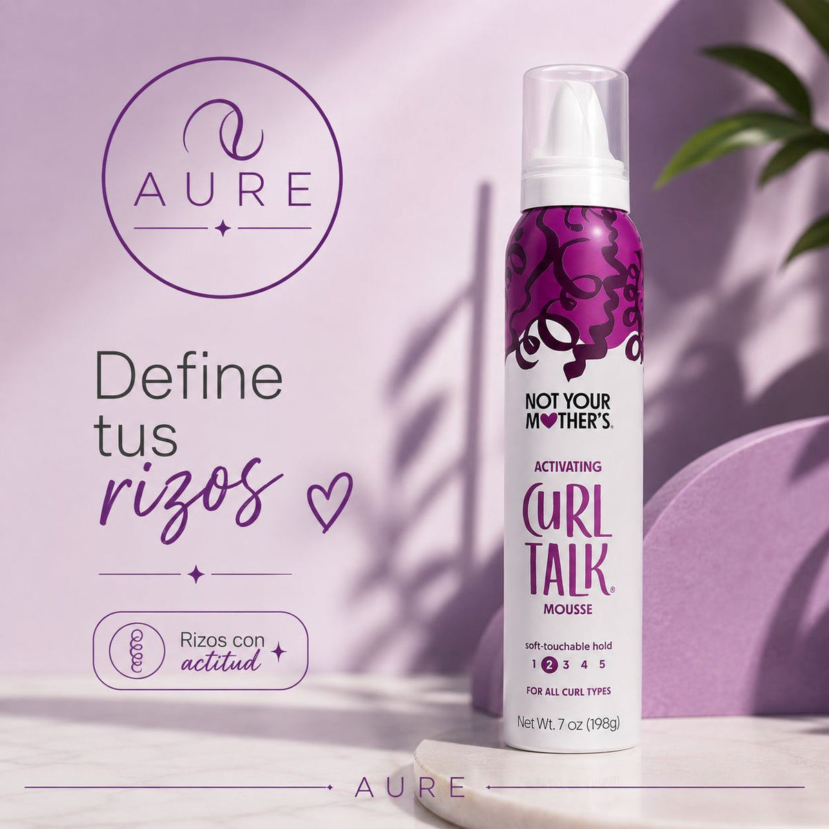 Not Your Mother’s💜 Espuma activadora de rizos – 198 g